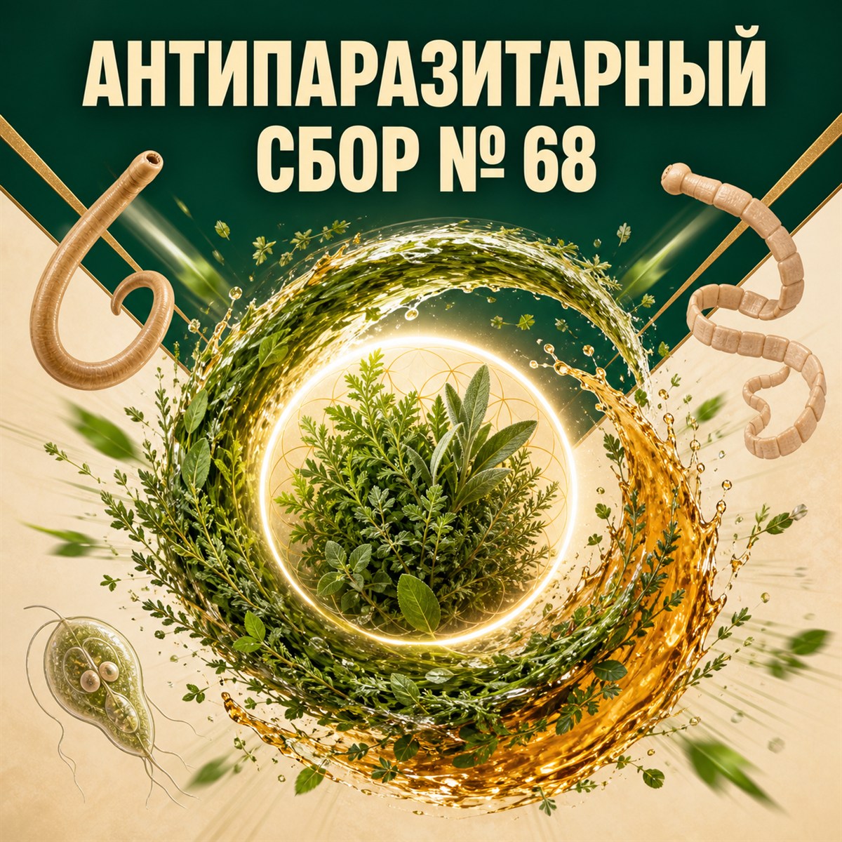 Антипаразитарный травяной сбор №68